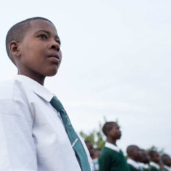 tanzania older student outdoors